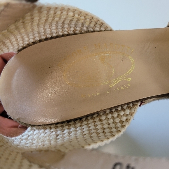 Ettore Masotti Stefy Animal Print Platform Wedge Espadrille - Picture 9 of 13